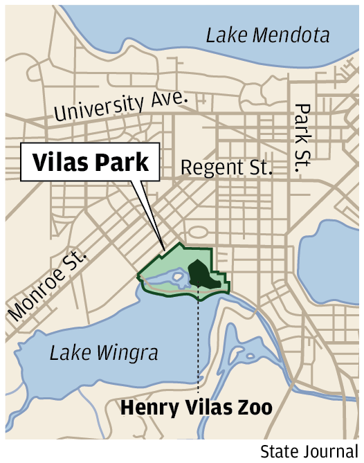 Vilas Park map